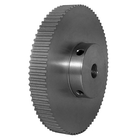 B B MANUFACTURING 80-3P06-6A4, Timing Pulley, Aluminum, Clear Anodized,  80-3P06-6A4